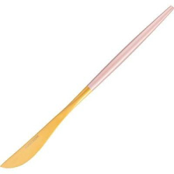 Нож столовый KunstWerk Stil Pink Gold Matte L 223 мм, B 15 мм