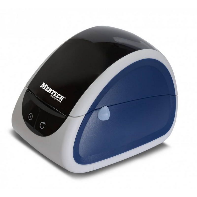 Термопринтер этикеток MERTECH LP80 EVA (RS232, USB) white & blue