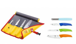 Набор ножей Icel Kids 4 предмета (94602.9739000.060, 24600.FISH000.100, 24502.CROC000.120, 24L00.WOLF000.140)