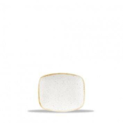 Блюдо прямоугольное CHEFS 15,4х12,6 см, без борта, Stonecast, цвет Barley White