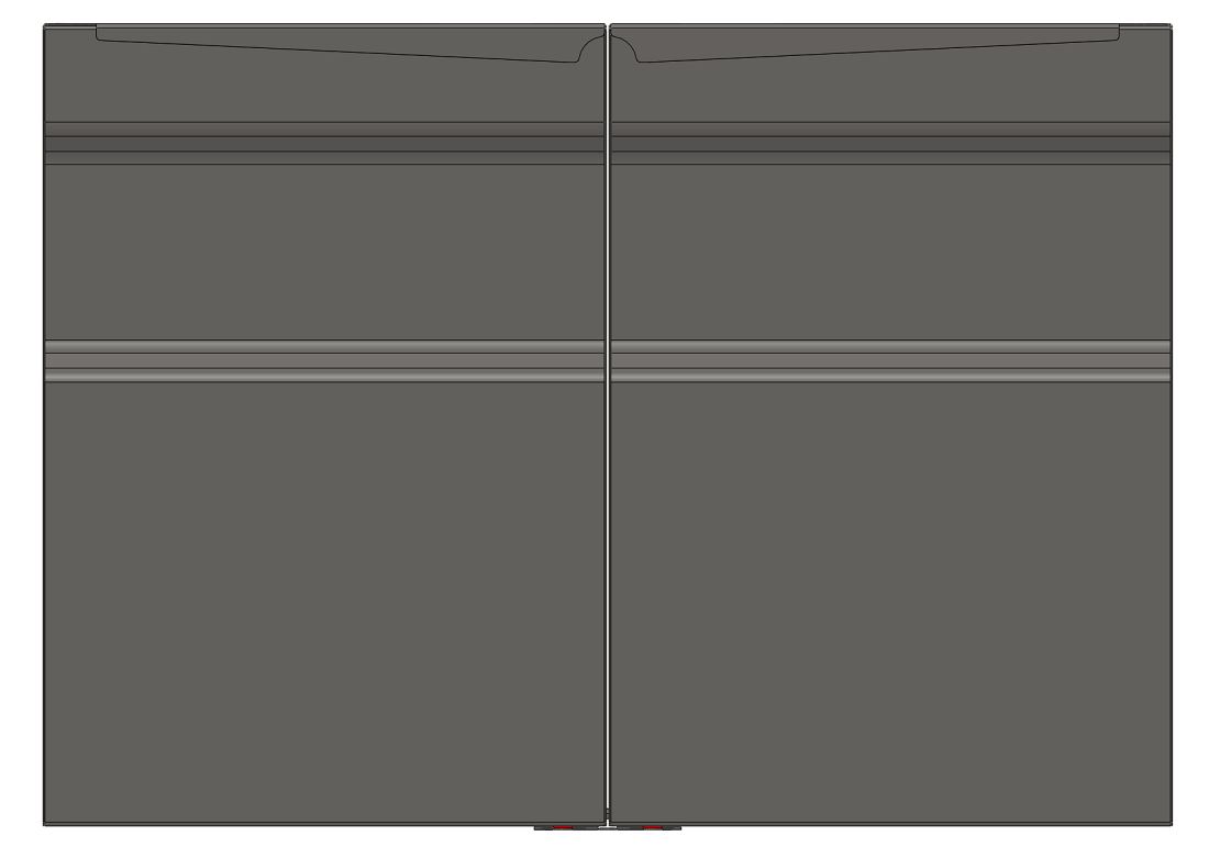 Комплект дверей Refettorio для нейтральных витрин, прилавков и мармитов Case - 1105