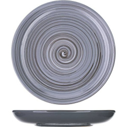 Миска Борисовская Керамика «Пинки»; D18, H3см, керамика, серый