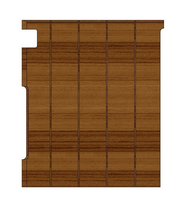 Фасад боковой Refettorio для прилавка кассового Г-образного правого Capital - A