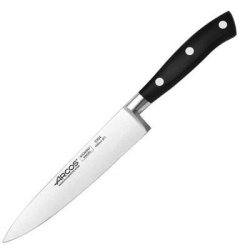 Нож поварской Arcos Ривьера L270/150 мм, B28 мм черный 233400
