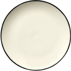 Тарелка Serax De №1 D240 мм фарфор, цвет кремово-черный