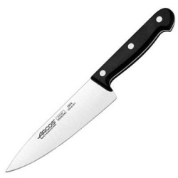 Нож поварской Arcos Универсал L270/155 мм, B39 мм черный, металлич.