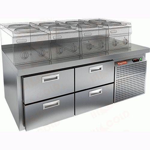 Стол холодильный HICOLD GN 22/TN LT SH