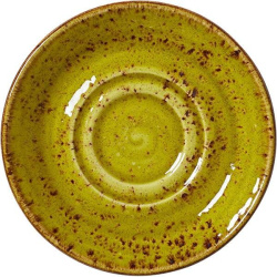 Блюдце Steelite Craft Apple желто-зелен. D 145 мм. H 17 мм.