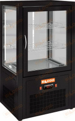Витрина холодильная настольная HICOLD VRC 70 Black
