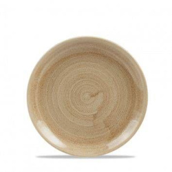 Тарелка мелкая d16,5 см, без борта, Stonecast Patina, цвет Antique Taupe
