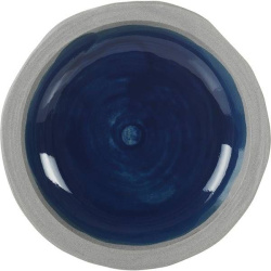 Тарелка REVOL Нау 350мл, d210 мм, h38 мм синяя глубокая 654623
