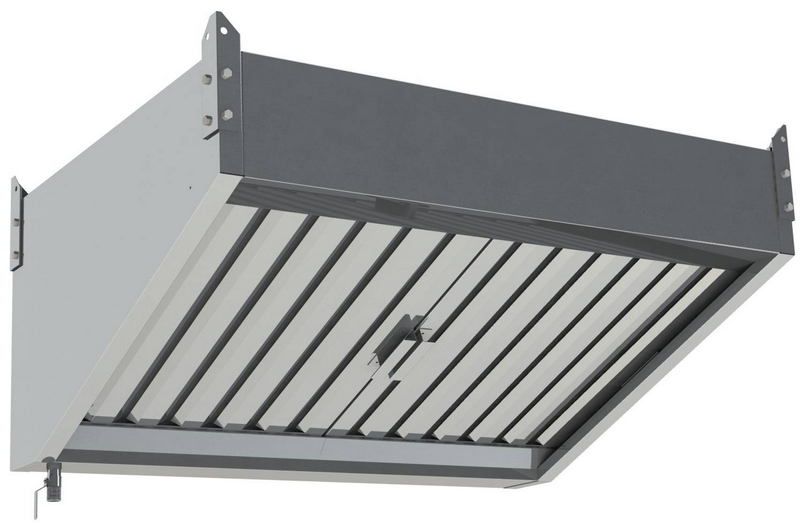 Зонт вытяжной пристенный RESTOINOX ЗВПУП-17/10 с подсветкой