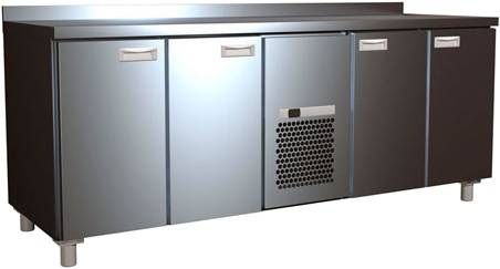 Стол холодильный Carboma T70 M4-1 (4GN/NT) с бортом (0430-2 корпус нерж)