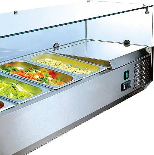 Холодильная витрина для ингредиентов Koreco VRX1800380 (395II)