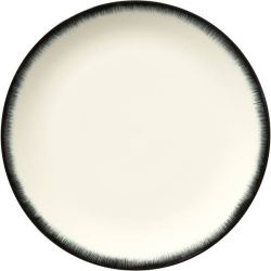 Тарелка Serax De №3 D280 мм, H21 мм фарфор, цвет кремово-черный