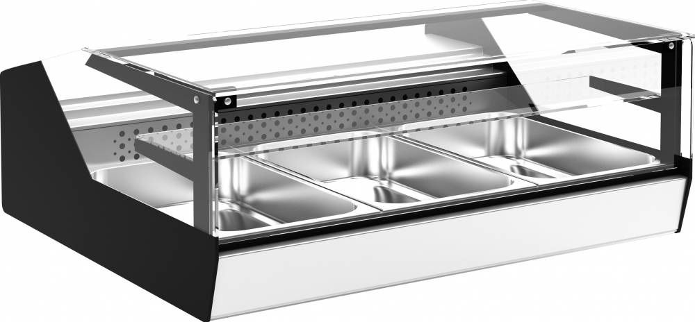 Витрина холодильная настольная Carboma AC87 SV 1, 0-1 (ВХСр-1, 0 Cube Арго XL Техно)