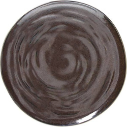 Тарелка Tognana Органика Бронз d280 мм, h30 мм коричневая