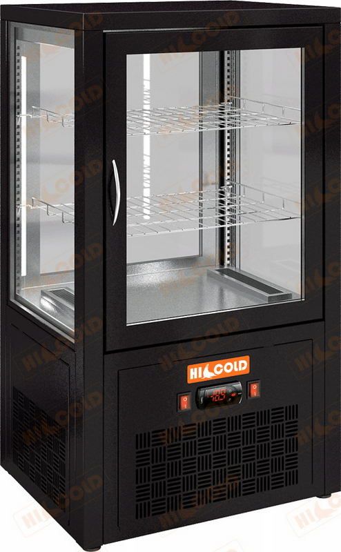 Витрина холодильная настольная HICOLD VRC T 70 BLACK