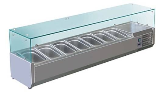Холодильная витрина для ингредиентов Koreco VRX1600380 (395II)