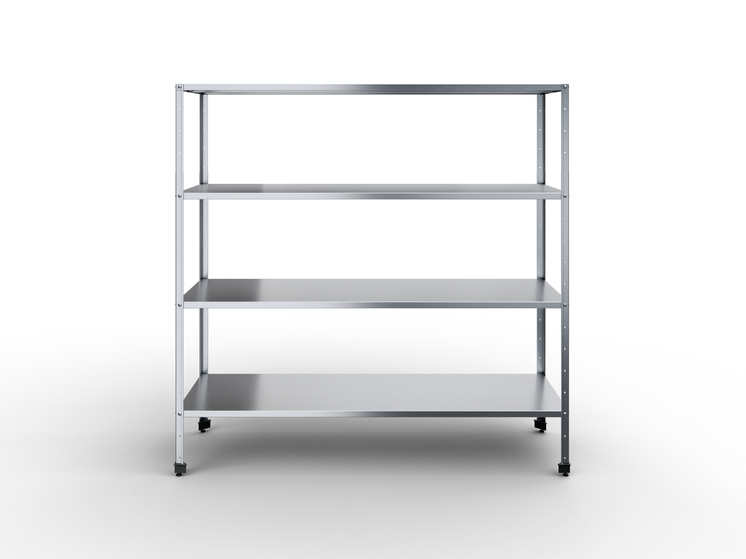 Стеллаж прямой сплошной RADA СКСПЧ-19/5/0, 4/0, 4/18-4С