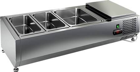 Холодильная витрина для ингредиентов HICOLD VRTO 1425 к PZ4