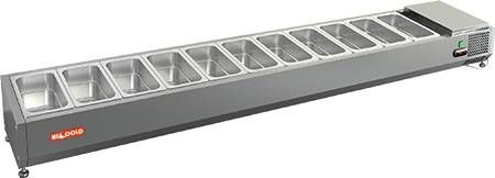 Холодильная витрина для ингредиентов HICOLD VRTO 2360 к PZ4