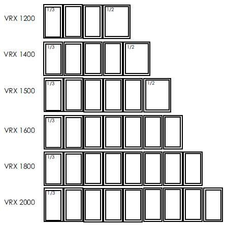 Холодильная витрина для ингредиентов Koreco VRX1200380(395II)