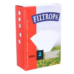 Фильтры Filtropa для кофеварок 02/100 белые 100шт.