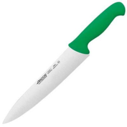 Нож поварской Arcos 2900 L387/250 мм, B51 мм зеленый 292221