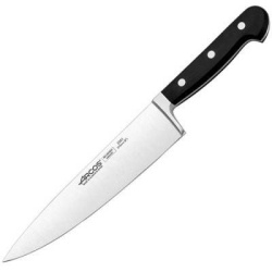 Нож поварской Arcos Класика L343/210 мм, B43 мм черный 255100