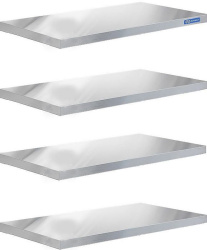 Комплект сплошных полок для стеллажа кухонного Kayman ПС-42/1506
