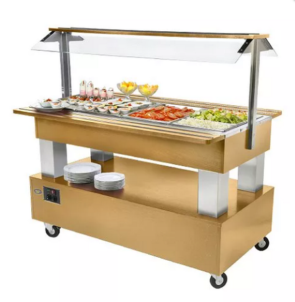 Салат-бар ROLLER GRILL SB 40 F светлый дуб