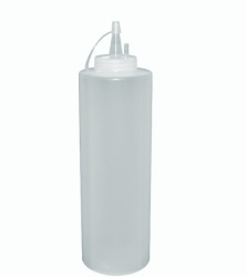 Емкость для соуса Masterglass 250 мл. d 52 мм. h 171 мм. с крышкой бел.