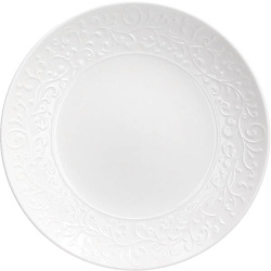 Тарелка Tognana Жасмин d160 мм фарфор белый
