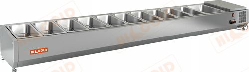Холодильная витрина для ингредиентов HICOLD VRTO 2360 1/3