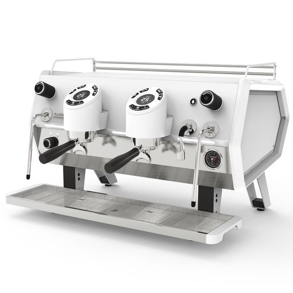 Кофемашина рожковая автоматическая Sanremo D8 PRO 2 высокие гр, Total White, белая