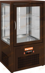 Витрина холодильная настольная HICOLD VRC T 70 BROWN