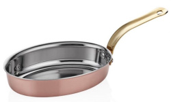 Сковорода для подачи Altin Basak Multi-Metal Copper розово-золотая 0,50 л, D 170 мм, H 40 мм