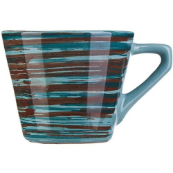 Чашка Борисовская Керамика «Скандинавия»; 250мл, керамика; голубой, коричневый