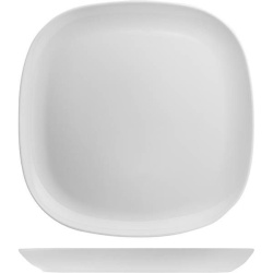Тарелка квадратная COSTA NOVA Isola фарфор белый, L 26, B 26 см