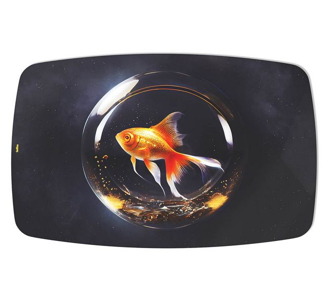 Столешница Sheffilton SHT-TT32 118/77 стекло/МДФ лунная ночь