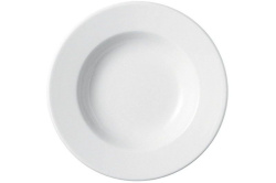 Тарелка глубокая 22 см, белый, Soley Porland
