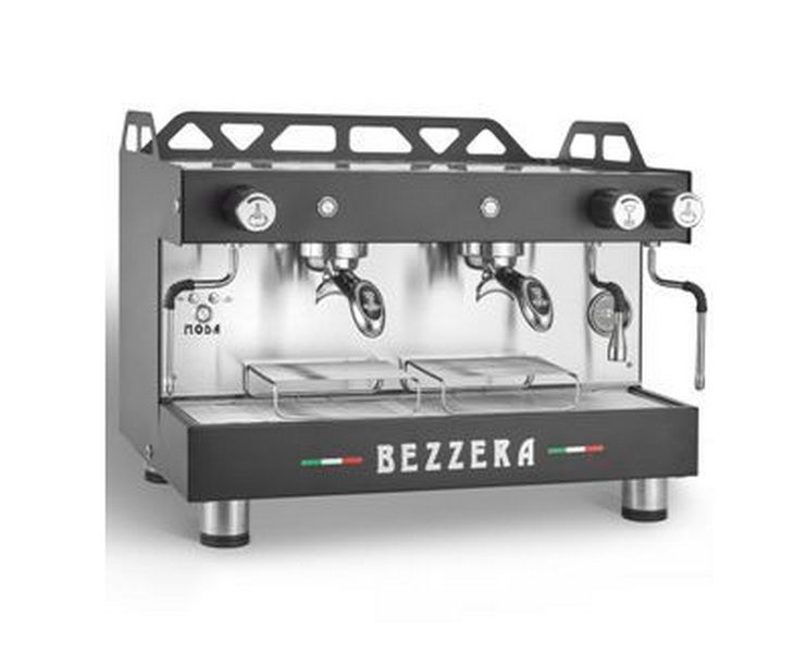 Кофемашина рожковая полуавтоматическая BEZZERA Moda PM 2GR черная матовая+экономайзер+по дсветка+мультифазная