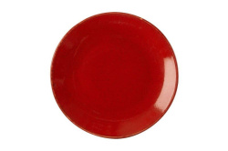 Тарелка 18 см красный Porland