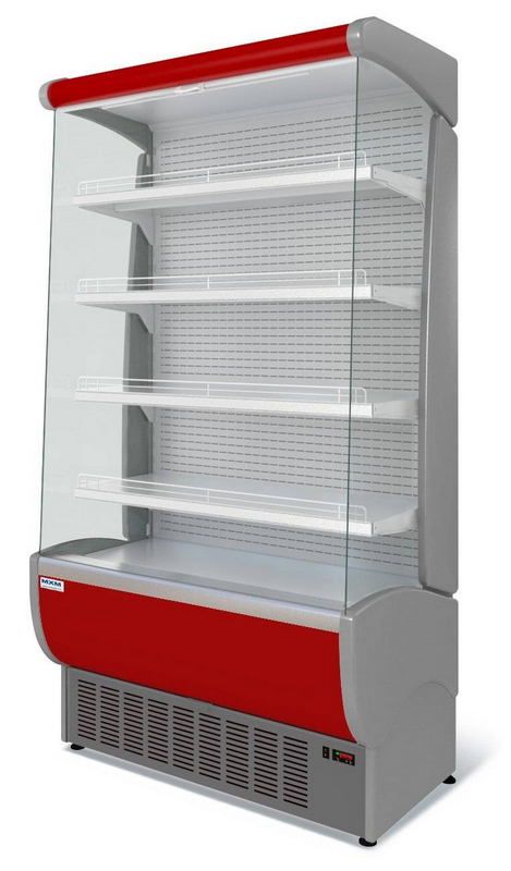 Холодильная горка универсальная МариХолодМаш Флоренция ВХСп-1, 2 (красная)