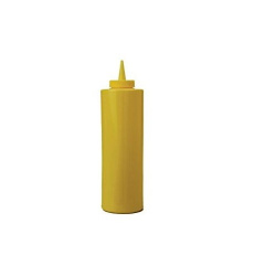 Емкость для соуса Masterglass 250 мл. d 52 мм. h 171 мм. с крышкой желт.