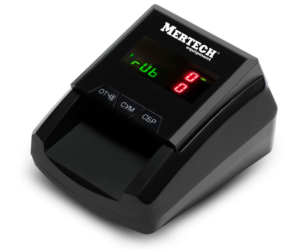 Детектор банкнот MERTECH D-20A Flash Pro LED без АКБ