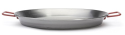 Сковорода De Buyer LA LYONNAISE для паэльи D 400 мм, H 44 мм (с 2-мя красными ручками, на 9 порций)