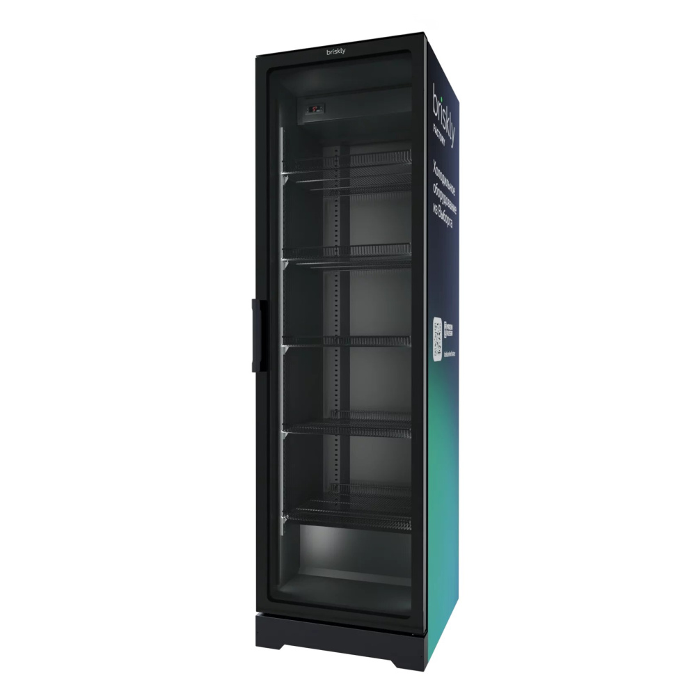 Шкаф холодильный Briskly Smart 5 Premium c безрамочной дверью (RAL 7024) – фото 2 в каталоге Москвы