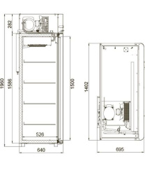 Шкаф холодильный POLAIR CM110-Gm